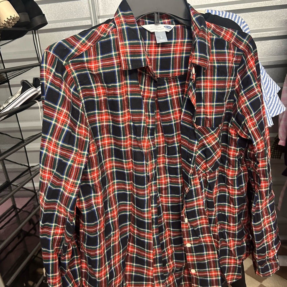 Old Navy Plaid Flannel Shirt
